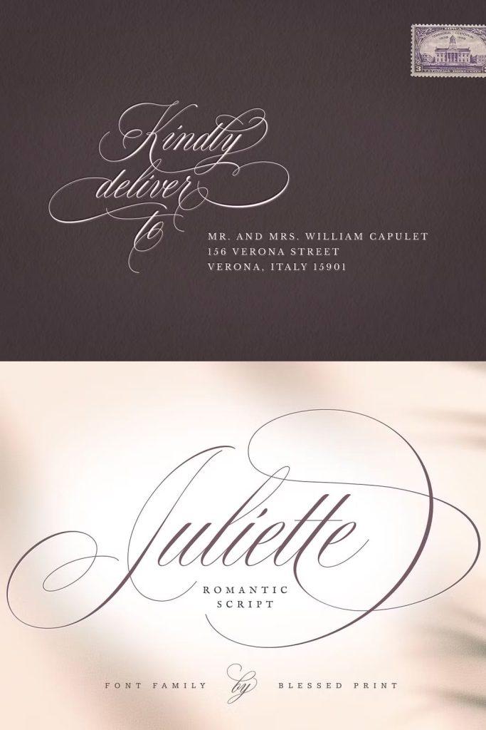 Juliette – Romantic Wedding Script - Grafiked - Design Inspirations