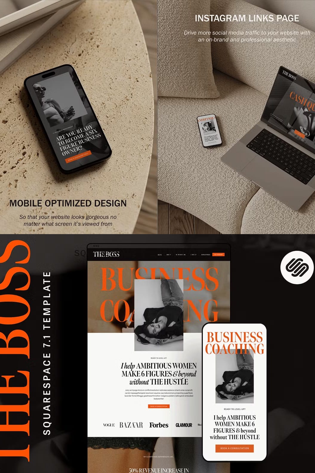 Squarespace 7.1 Website Template - Grafiked - Design Inspirations
