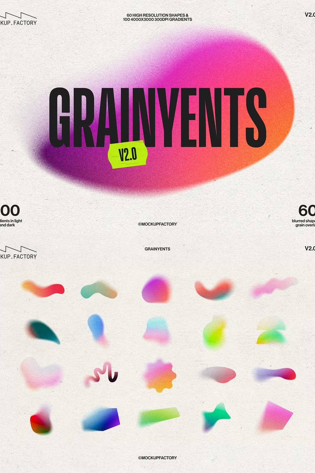 Grainyents V2.0 | Gradient Shapes - Grafiked - Design Inspirations