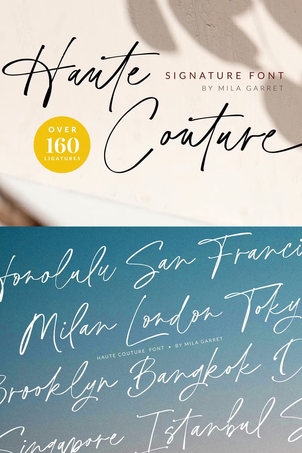Handwitten Script Font HauteCouture Handwritten Script Font - Grafiked - Design Inspirations